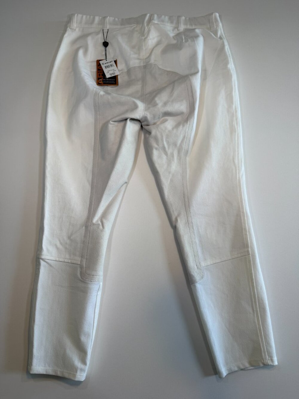 NWT ARIAT Fairfax Full Seat Equestrian Riding Breeches White 36R - Picture 10 of 15